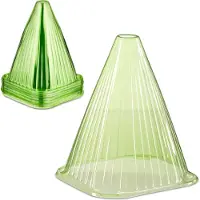 Relaxdays plantenstolp moestuin - set van 32 - 22 x 19 x 19 cm - kunststof - groen