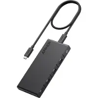 Anker Hub 364, 10-weg, 1100W vermogenslevering, USB-C, dual 4K HDMI, 1 Gb/s