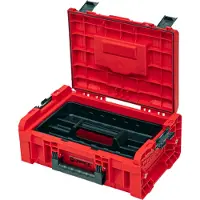 Qbrick PRO Technik Case 2.0 RED ULTRA HD Custom gereedschapskoffer 450 x 332 x 171 mm 12 l stapelbaar IP54 met opbergvak