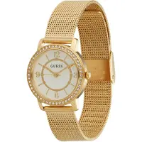 GUESS Analoog horloge 'Melody' goud / wit