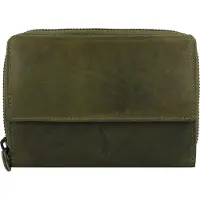 Jack kinsky Risör Portemonnee RFID-bescherming Leer 14 cm olijf
