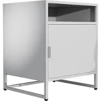 VCM Metalen nachtkastje Bijzettafel Draaideur Console Nachtkastje Flokas L