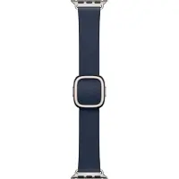 Apple Moderne gesp (42 mm, Vectran, Fijne keperbinding, Apple Watch Series 10), Horlogebandjes, Blauw