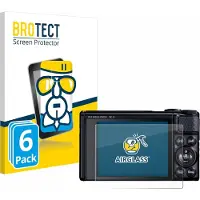 BROTECT Screenprotector 6 Stuks voor Canon PowerShot SX740 HS Lite Beschermglas transparant