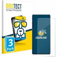 BROTECT Screenprotector 3 Stuks voor OnePlus 13R Beschermglas transparant