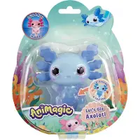 Goliath Animagic Let's Glo Axolotl Blauw - Speelfiguur - Lichtgevende Axolotl