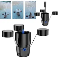 SunSun CSP-250 drijvende skimmer voor vijvers tot 40 m², 2500 liter per uur, 45 Watt, skimmer met fontein, bladerenverzamelaar met pomp voor tuinvijvers, vijveronderhoud