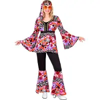 Widmann Groovy Bubbles Jaren 70 Style Roze - Vrouw
