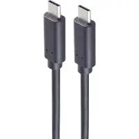 Shiverpeaks USB Kabel 3.2 USB Typ C Stecker auf USB Typ C Stecker, Gen 2x2 schwarz, 0,25m