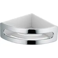 Keuco Elegance - Hoekplanchet, wit/chroom 11657010000