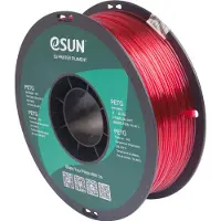 Esun PETG Transparant Rood - 1 kg - 1.75 mm - 3D printer en 3D pen filament