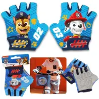 Sarcia.eu Paw Patrol Chase en Marshall Kinder Fietshandschoenen voor Jongens, met Klittenbandsluiting