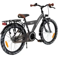 2Cycle Power kinderfiets 20 inch (6 tot 8 jaar) voor jongens antraciet