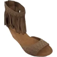 Minnetonka -ISABEL-SANDAL-KURK SOLE-SLEEHAK-TAUPE-39