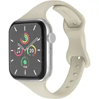 IMoshion Slim siliconen bandje voor de Apple Watch | 44/45/46/49 mm - Starlight