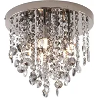 QAZQA Klassieke plafondlamp zwart met smoke glas - Medusa