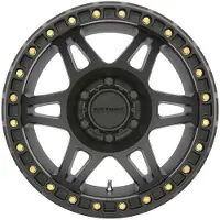 Method Wheels Method MR106 Beadlock 17x9 -44mm Offset 5x5 71.5mm CB Matte Black w/BH-H24125 Wheel