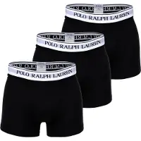 Ralph Lauren Boxershorts 'Classic' lichtgrijs / zwart / wit