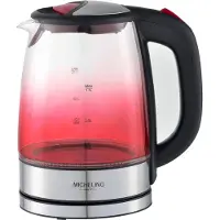 Michelino Glazen waterkoker, 1,7 liter,