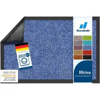 Floordirekt Deurmat - Droogloopmat - Schoonloopmat - Rhine - Cornflowen Blue - 90 x 120 cm