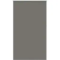 vidaXL Rolgordijn verduisterend 130x210 cm stofbreedte 126,6 cm grijs