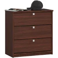 Akord Wenge Schoenenkast MINI met 3 Klapdeuren - 60 cm Klasiek Design