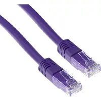 ACT IB1702 U/UTP CAT6 Patchkabel Paars - 2 meter