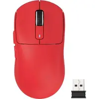 Attack Shark Draadloze Gaming Muis - Bedraad/2.4G/BT5.4 - Lichtgewicht 49G - PAW3395 - 26000DPI - Rood