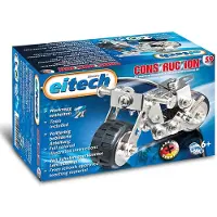 Eitech Bouwdoos – Mini Motorfiets – 75-delig – Metalen Bouwpakket met Gereedschap – Constructiespeelgoed – Vanaf 6 Jaar