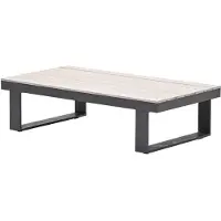 Garden Impressions gabon loungetafel 130 x 70 cm - donker grijs