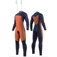 Mystic Star 4/3 Mm Lange Mouwen Neopreen Wetsuit Met Borst Rits