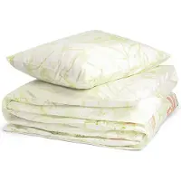 Yumeko Dekbedovertrek set Katoen Satijn 140x220 Groen - Eco, Bio & Fairtrade