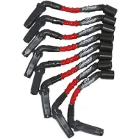 Granatelli Motor Sports Granatelli 99-23 GM LS2/LS3/LSA/LS7/LS9 Hi-Perf Coil-Near-Plug Wire Conn Kit w/Red Jacket