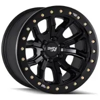 Dirty Life 9303 DT-1 17x9 / 5x127 BP / -12mm Offset / 78.1mm Hub Matte Black Wheel - Beadlock