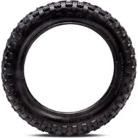 Sun baby Buitenband voor kinderfietsen 12 inch Zwart - 12 x 1/2 x 2 1/4 (57-203), hoogwaardig rubber, unidirectioneel