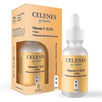 Celenes by Sweden Rena Gezichtsserum - 30ml - Met 12,5% Vitamine C, Haver-extract & Vitamine B3