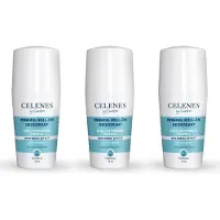 Celenes by Sweden Thermal Roll-On Deodorant - 75ml x 3 stuks - Whitening & Antitranspirant