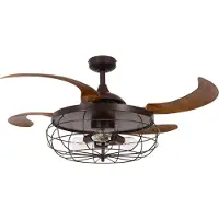 Beacon Industriele Plafondventilator Met Hout Fanway Industri Ø 122cm