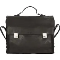 Harold's Ivy Aktentas Leer 41 cm laptopvak schwarz