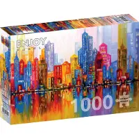 Enjoy Rainbow City Puzzel (1000 stukjes)