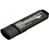 Kanguru - Defender Elite30 – 256 GB - Hardware Encrypted USB-Stick – USB 3.0 – FIPS 140-2 Level 3 – Fysieke Schrijfbeveilingsschakelaar - Zwart