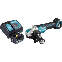 Makita DGA 520 SF1X1 accu haakse slijper 18 V 125 mm X-LOCK Brushless + 1x oplaadbare accu 3.0 Ah + lader