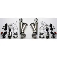 Granatelli Motor Sports Granatelli 2.5in Aluminized Mild Steel Electronic Dual Exhaust Cutout System w/Slip Fit & Band Clamp