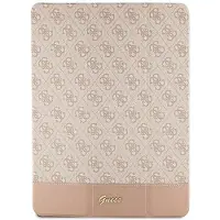 GUESS 4G Stripe Allover - Apple iPad Air 5 10.9" (2022) - Roze