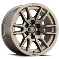 I.C.O.N. Vector 6 17x8.5 6x5.5 0mm Offset 4.75in BS 106.1mm Bore Bronze Wheel