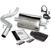 Banks Power 04-06 Jeep 4.0L Wrangler Unlimited Monster Exhaust Sys - SS Single Exhaust w/ Black Tip