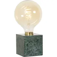 Calex Tafellamp Marmer Vierkant - E27 - Groen - Excl. lichtbron