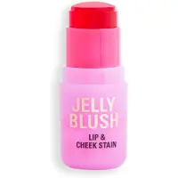 Revolution Jelly Blush Lip & Cheek Stain Liquid Lipstick 6 g Strawberry Pink