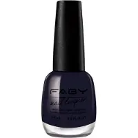 Faby nagellak Midnight Bath dames 15 ml vegan donkerblauw