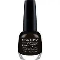 Faby nagellak It's not Black. It's Dark. dames 15 ml vegan zwart